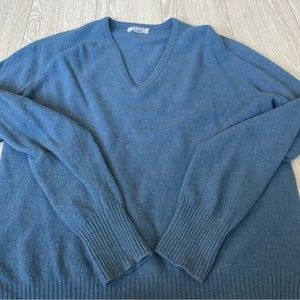 Silk and cashmere vintage sweater made in England